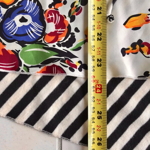Anthropologie Silk Floral & Striped Top by “Tiny” - Picture 14 of 16